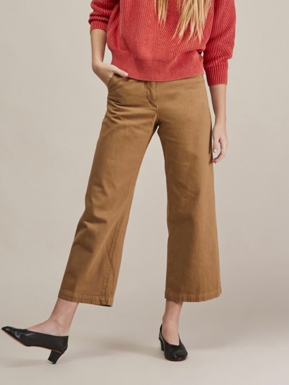 Rachel Comey Clean Bishop Wide Leg High Waist Pants Sz 8